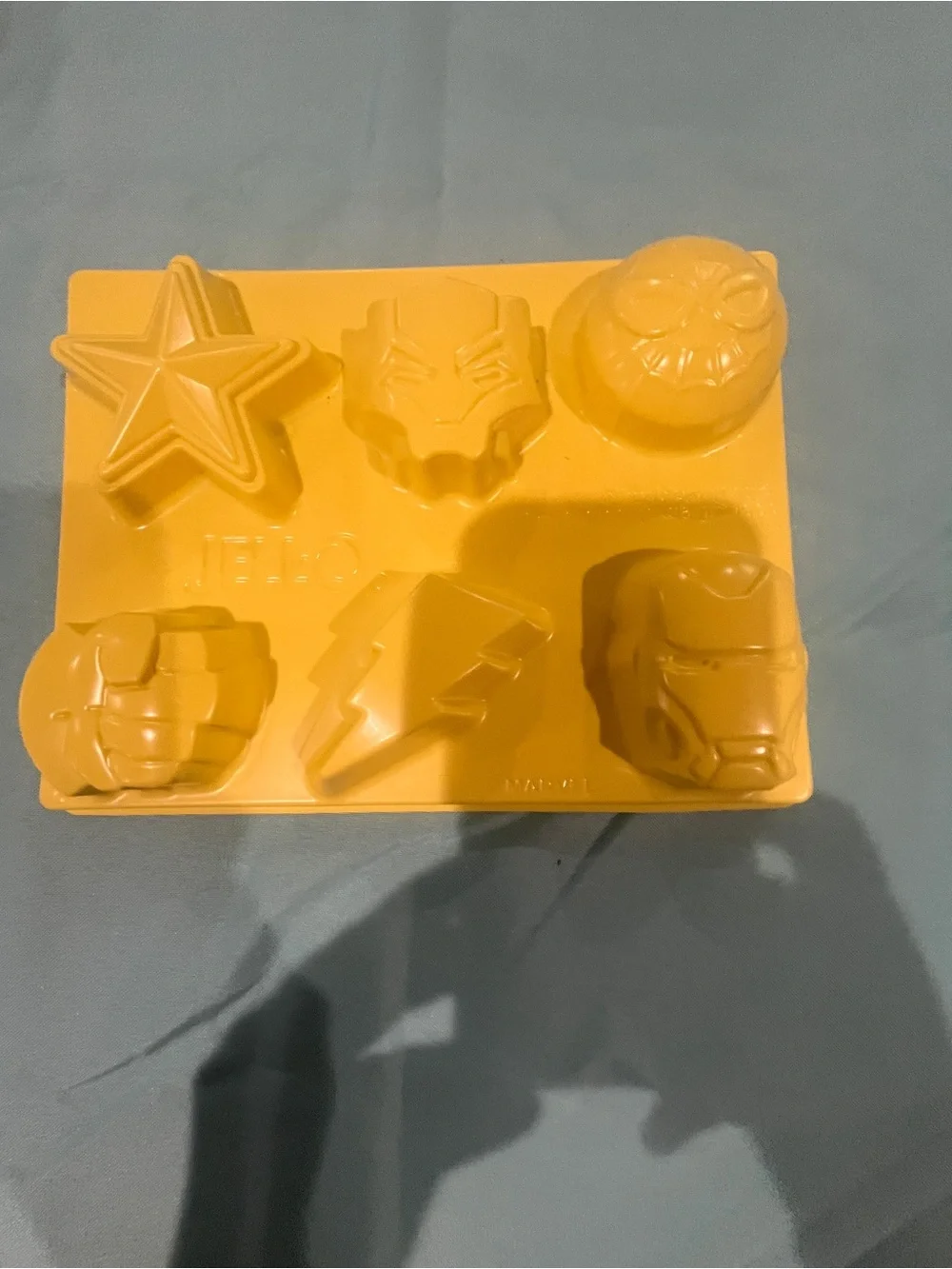 Silicone Football and 2 superhero molds set of 3 items
